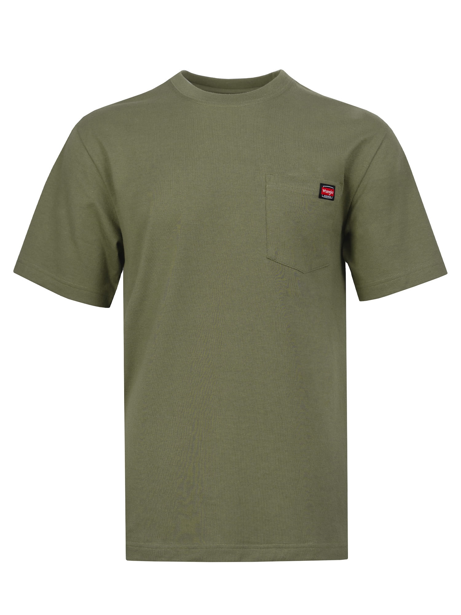 Wrangler Workwear Men's Short Sleeve Pocket T-Shirt, Sizes S-5XL and LT-4XLT (Men's, Big Men's, Tall Men's)