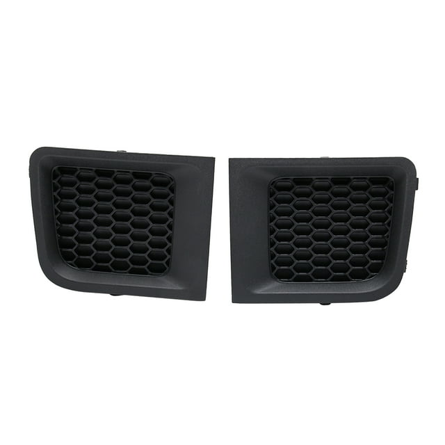 2 piezas de coche Zulema parachoques delantero rejilla inferior bisel tapa inserte Cherokee 2015 2016 2017