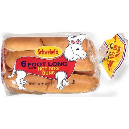 Schwebel Baking Schwebels Hot Dog Buns, 6 ea