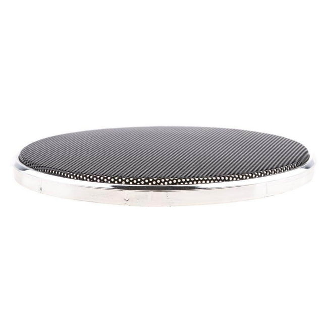 facefd Speaker Decorative Circle Black Protective Cover Grille Mesh 4inch