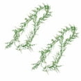 thumbnail image 2 of Guirnalda de Eucalipto Artificial Pack 2 | Enredaderas de vegetación sintética de 6 pies para decoración de arco de boda, pared o mesa | 268 Hojas | Guirnalda realista de hojas de plástico de estilo, 2 of 8