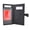 Black, variant on Marshal Genuine Leather Basic Checkbook Holder with Snap Closure Black