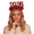 thumbnail image 1 of Sparkly Year Headband Party Hair Glitter Headpiece For Girls Festive Celebration Crafted For And Style, 1 of 5