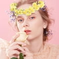 thumbnail image 3 of Plastic Floral Headgear Wreath For Celebrating Long Lasting Use, 3 of 7