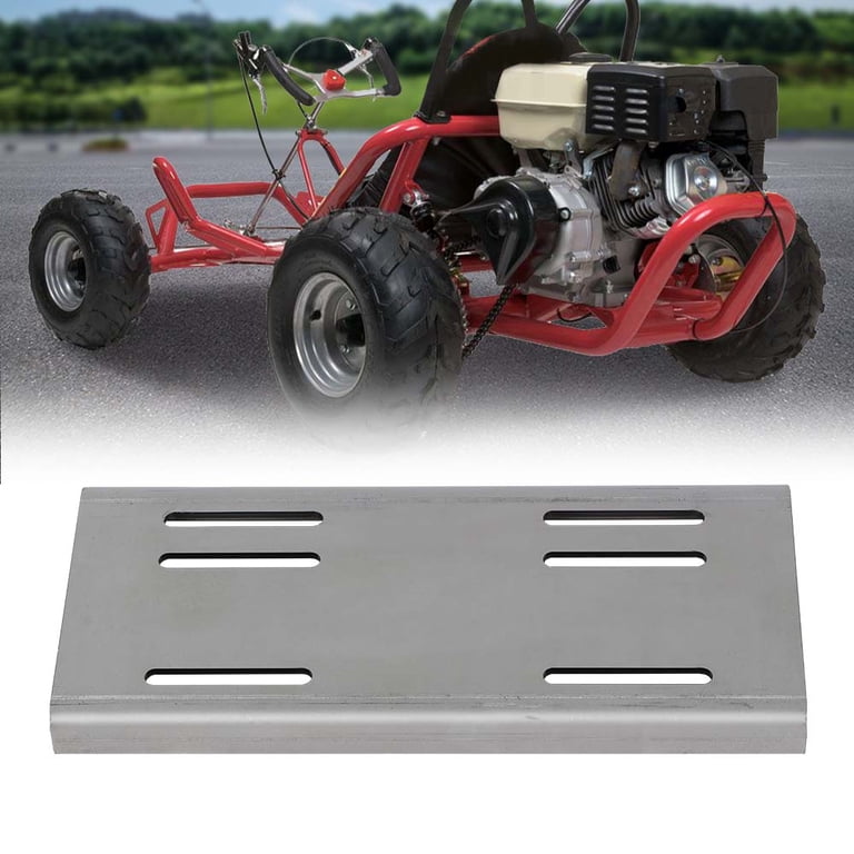 CROSSDESIGN Piastra Di Supporto Motore In Acciaio Per HF Predator 420CC E 670CC - Altezza 17,1 Cm, Lunghezza 40,6 Cm - 2