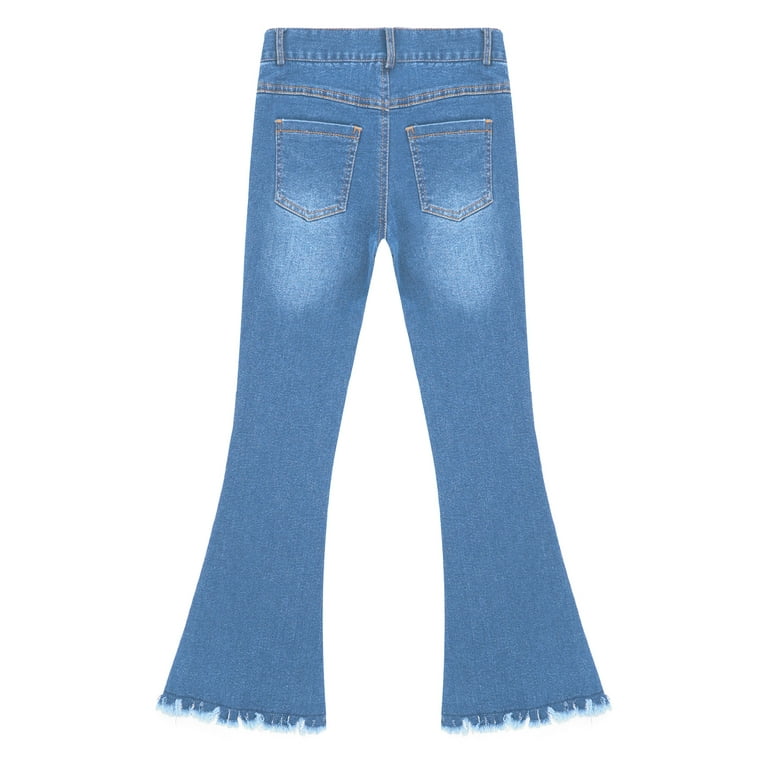 Flared Leg Jeans - Light denim blue - Kids