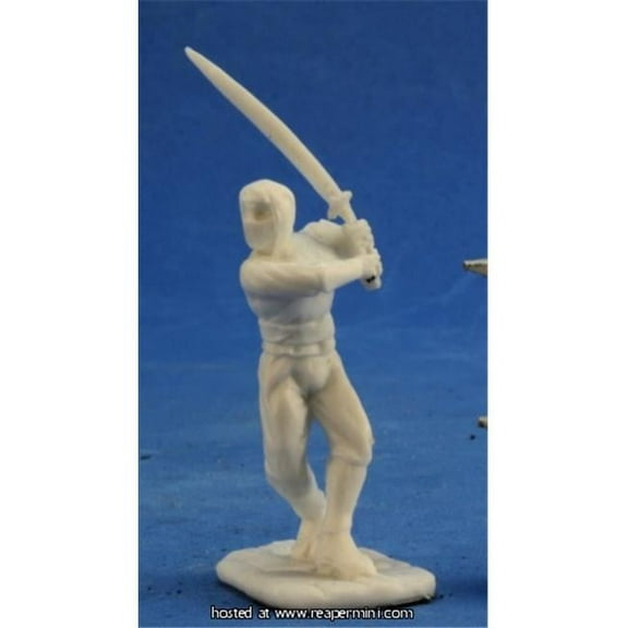 Reaper Miniatures REM80032 25mm Scale Ninja, Bobby Jackson - Bones & Chronoscope