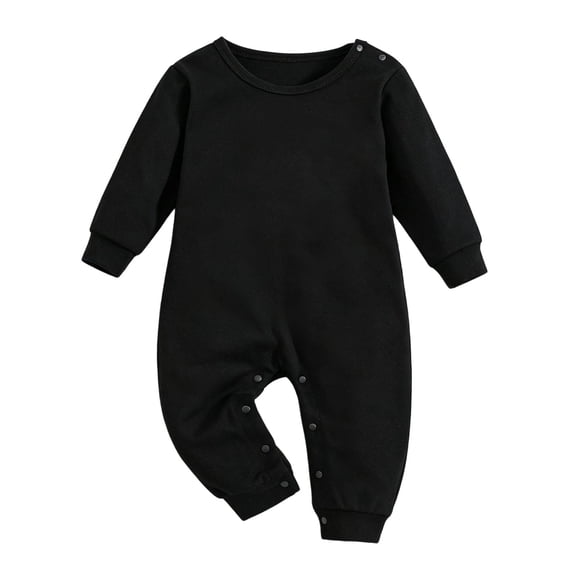 Dakiuu Baby Boys Girls Footless Long Sleeve Cotton Jumpsuit Bodysuit Romper 0 24M