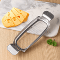 thumbnail image 4 of 2 pieces of cheese slicer, stainless steel butter slicer, handheld cheese slicer, cheese slicing tool, lightweight and practical, 4 of 4