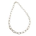 thumbnail image 4 of Silver Tone Narrow Cable Chain Choker Necklace Womens Adult Fashion, 4 of 4