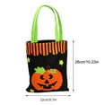 Halloween Cloth Treat Bags, Goodie Totes Bags with Handles, Halloween