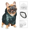 thumbnail image 3 of Balery Moonlit Night Sky Shark Sudadera con Capucha para Perros Pequeños – Ropa para Mascotas, Disfraz para Perros y Gatos, Ideal para Fiestas y Cosplay-X-Small, 3 of 7