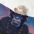 thumbnail image 2 of Disketp Starry Sky Meditating Chimpanzees Dog Blanket/Bed Cover for Dogs and Cats,Puppy Essentials-Large, 2 of 8