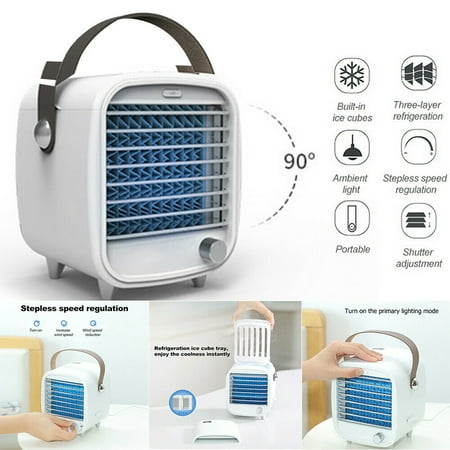 

YouLoveIt Air Cooler Desk Fan Portable Cooling Fan Mini Personal Evaporative Air Cooler Small Desktop Cooling Fan Portable Cooler