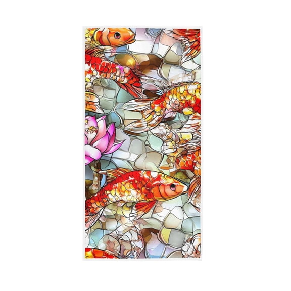 Colorful Fish Print Face Towel Absorbent Hand Towels Bath Sport Gym