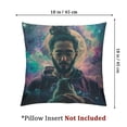 thumbnail image 4 of Ullo0ord Magic Bohemia Set of 2 Soft Cushion Cases Decorative Magic Bohemia Throw Pillow Covers with Invisible Zipper for Living Room Couch Bed Sofa Farmhouse  12x12in, 4 of 7
