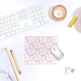 thumbnail image 2 of Coquette Trendy Pink Bow Mouse Pad,Pink Desk Mat Personalized Mouse Mat Design,Pink Mouse pad for Desk Home Office Gaming Working,Gifts for Girls Women Female Friends,9x8 inches, 2 of 4