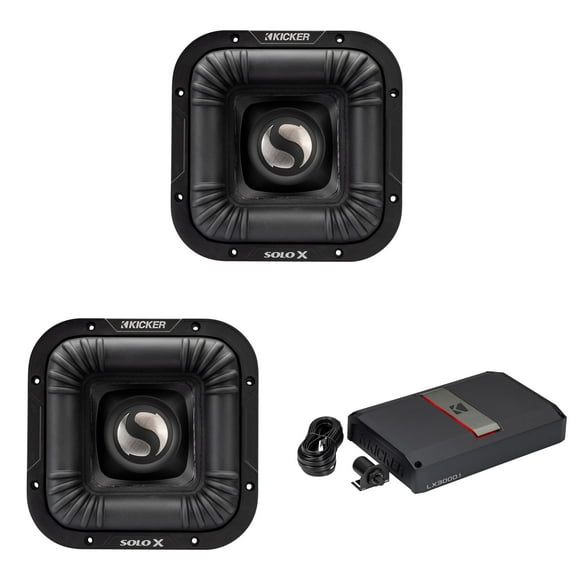 Kicker (2) 49L7X82 - SoloX L7X 8-Inch & LX3000.1 Mono Amplifier