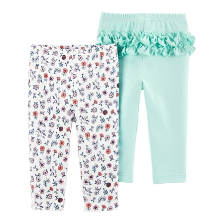 Child Of Mine By Carter's Pants, 2pk (Baby Girls)