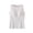 White, variant on Women's Padded Tank Top Wide Strap Built-in Bra, Slim Fit Sleeveless Summer Vest, Solid Color Base Layer, Shoulder Shaping Ribbed Shirt, Breathable Camisole
