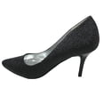 thumbnail image 2 of Bonnibel Karla-1 Women's Slip-On Stiletto Pointed Toe Glitter Fashion Dress Pumps 6, 2 of 5