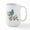 White, variant on CafePress - Bird On Tree Limb With Spring Flowers Mugs - 15 oz Ceramic Large White Novelty Mug