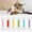 6pc, variant on Q Tip Cat Toy, Giant Cotton Swab Catnip Kicker Toy, Soft Plush Cat Kick Stick for Indoor Cats, Interactive Bite & Play Toy (Green+Sky Blue+Purple)