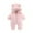 Pink, variant on Landzoo Newborn Infant Baby Boys Girls Snowsuit Winter Coat Bear Warm Fleece Hooded Thick Romper Jumpsuit Outfits Breathable Cute Baby Bodysuits 3-6 Months