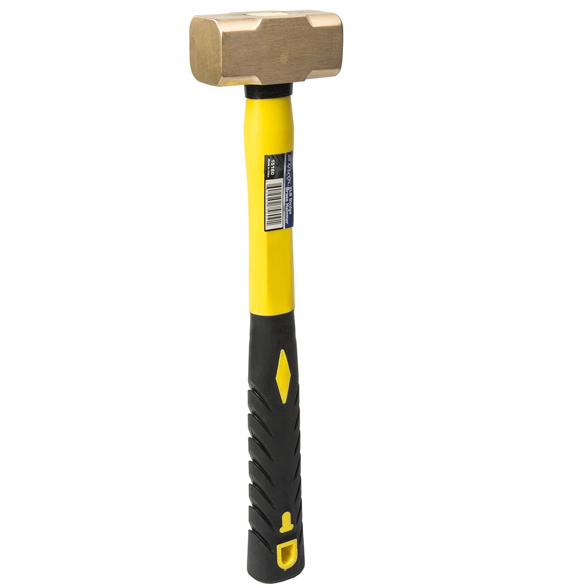 Stark USA 2LB Brass Sledge Hammer With Fiberglass Handle, Corrosion Resistant, 32oz