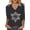 b-4, variant on Women's V-Neck Merry Christmas T-Shirt Winter 3/4 Sleeve Merry And Bright Christmas Tree Snowflake Snowman Graphic Tees Tops Small