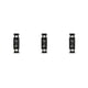 thumbnail image 5 of Topes de plástico Qarigey de 100 piezas para ropa cordones de zapatos bloqueo negro, 5 of 6