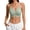 Green-33, variant on Vdoaml Lace Trim Sports Bras for Women Spaghetti Strap V Neck Crop Tops Ladies Soft Stretchy Yoga Bra One Size Brick Red