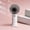 White, variant on Mini Portable USB Fan With 3 Speed Settings Silent Operation For Outdoor Classroom Home Office Use