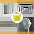 thumbnail image 6 of All-Purpose Washable Cleaning Brush, Blind Cleaner Brush Set - 7-Finger Microfiber Dusting Tool, Handheld Household Cleaning Kit for Window Blinds, Shutters & AC Vents (Blue+Orange), 6 of 8