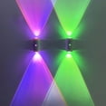 thumbnail image 1 of Paquete de 4 lámparas de pared LED RGB recargables con sensor de movimiento, 1 of 8