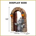 thumbnail image 5 of Dragón 3D Arte de la pared Decoración colgante dinosaurios escultura montada en la pared decoración de la habitación decoraciones de pared del hogar para dormitorio de niños, 5 of 5