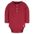 thumbnail image 2 of Gerber Pañalero Manga Larga Pack 2 Piezas Body Gris Rojo Bebé body, 2 of 5