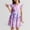 Light Purple, variant on Girls Fashion Summer Birthday Dress Girls Kids Rainbow Dress 9-10 Years