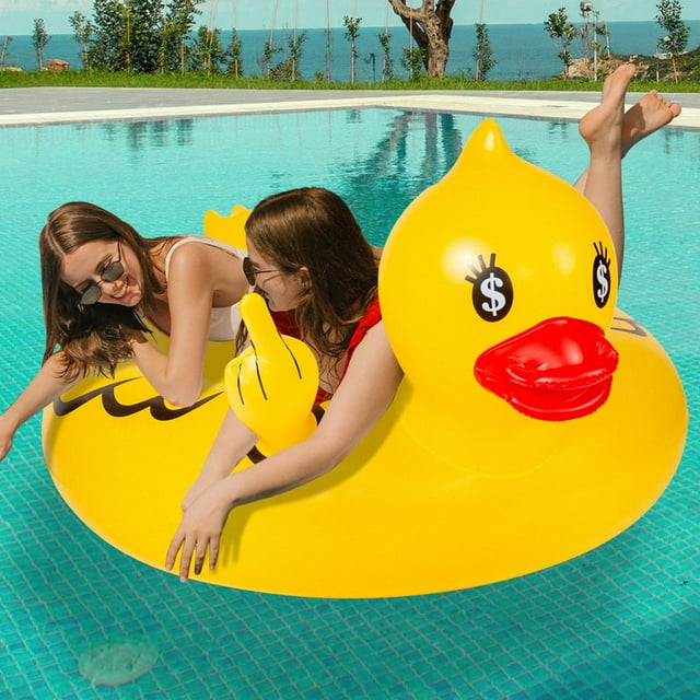 Piscina Float Joy Divertido pato de goma para Jeep Adulto