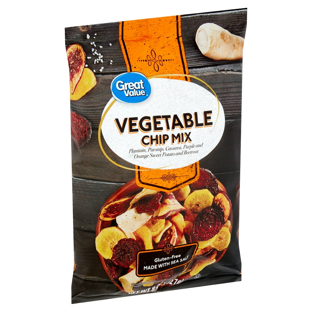 Great Value Vegetable Chip Mix, 8 oz