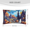 Halloween Pillow Covers, Halloween Vintage Pumpkin Manor A 20x30in