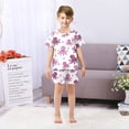 thumbnail image 7 of joogoo Cute Octopus Cartoon Pattern Pajama Sets Short Sleeve Cotton 2-Piece Sleepwear 14Y, 7 of 7