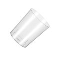 thumbnail image 2 of fastboy ABS Modern Bathroom Bin And Toilet Brush Set For Look Small Bathroom Bin With Lid Plastic Bathroom Bin Transparent Large [R 1, 2 of 6