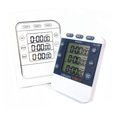 thumbnail image 1 of Xingzhi Digital Kitchen Cooking Timer Clock 3 channels simultaneous timer 3 Channels Simultaneous Timing Countdown Up Time Counter, 1 of 8