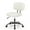 White, variant on ZUNMOS Indoor Home Office Chair Low Back Height Adjustment Task Desk Chair, White