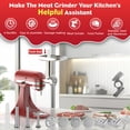 thumbnail image 3 of Metal Food Grinder Attachments for KitchenAid Stand Mixers, 3 of 11