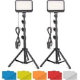 thumbnail image 1 of Kit de luces LED de vídeo uBeeSize regulable con soporte para trípode, 1 of 7
