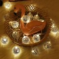 thumbnail image 5 of Cadena de luces LED con forma de bola de espejo de 4 cm de diámetro, luces decorativas para salón de baile, luces para festivales, luces colgantes decorativas de estilo nórdico, 5 of 5