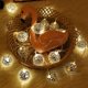 thumbnail image 5 of Cadena de luces LED con forma de bola de espejo de 4 cm de diámetro, luces decorativas para salón de baile, luces para festivales, luces colgantes decorativas de estilo nórdico, 5 of 5