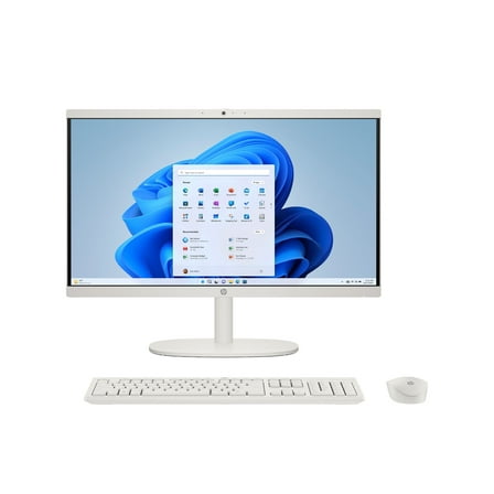 Pre-Owned HP 22-dg0023w All-in-One 21.45" FHD N200 1GHz Intel UHD Graphics 8GB RAM 128GB SSD Win 11 Home WHITE